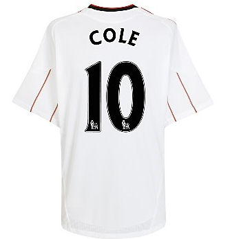 2010-11 Liverpool Away Shirt (cole 10)