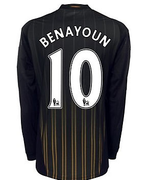 2010-11 Chelsea Long Sleeve Away Shirt (Benayoun 10)