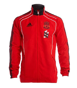2010-11 Liverpool Adidas Presentation Jacket (Kids) - Red