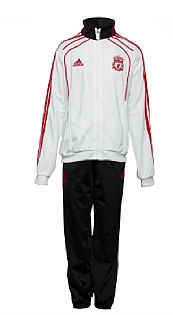 2010-11 Liverpool Adidas Presentation Tracksuit (White) - Kids