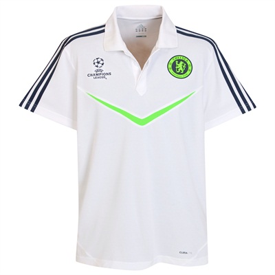 2010 11 Chelsea UEFA Champions League Polo Shirt (White)