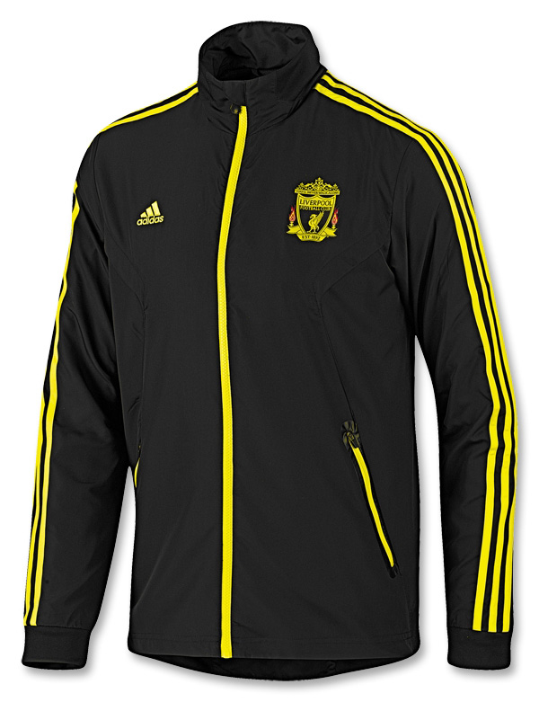 2010-11 Liverpool European Adidas Presentation Jacket (Black)