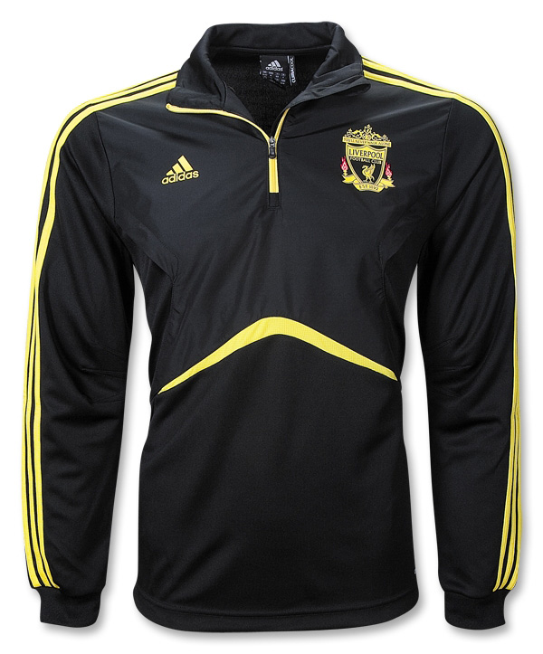 2010-11 Liverpool European Adidas Training Top (Black)