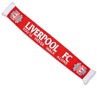 2010-11 Liverpool Adidas Jacquad Scarf (Red)
