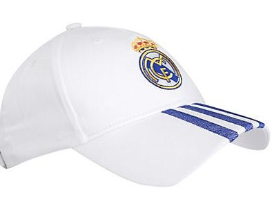 2010-11 Real Madrid Adidas Three Stripe Baseball Cap (White)