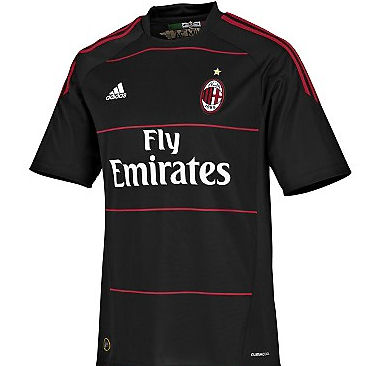 2010-11 AC Milan Adidas 3rd Football Shirt
