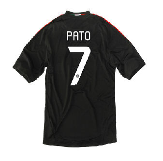 2010-11 AC Milan 3rd Shirt (Pato 7)