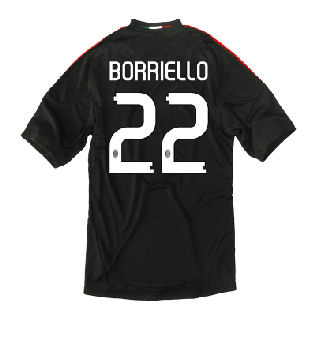 2010-11 AC Milan 3rd Shirt (Borriello 22)