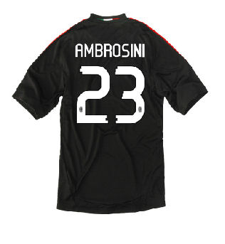 2010-11 AC Milan 3rd Shirt (Ambrosini 23)