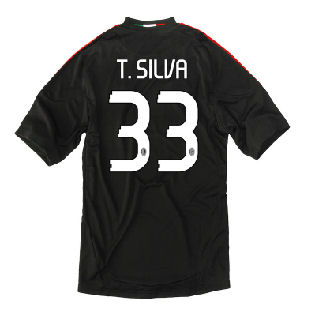 2010-11 AC Milan 3rd Shirt (T. Silva 33)