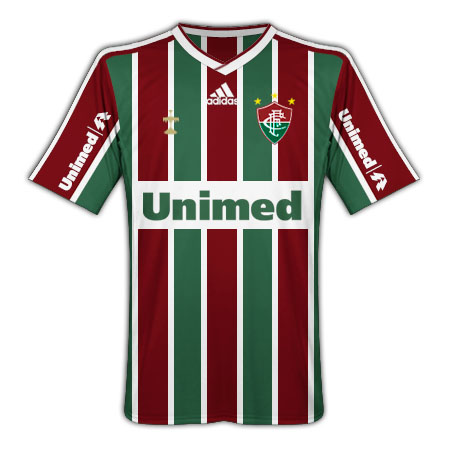 2010-11 Fluminense Adidas Home Football Shirt