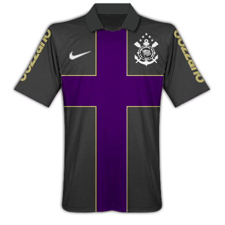 2010-11 Corinthians 3rd Nike Football Shirt