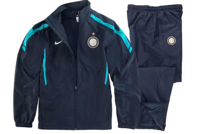 2010-11 Inter Milan Nike Woven Tracksuit (Navy)