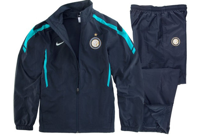 2010-11 Inter Milan Nike Woven Tracksuit (Navy) - Kids