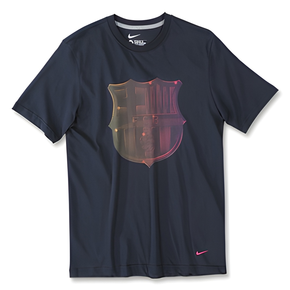 2010-11 Barcelona Nike Core Cotton Tee (Navy)