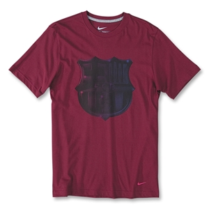 2010-11 Barcelona Nike Core Cotton Tee (Wine)