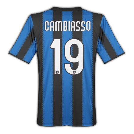 Esteban Cambiasso Inter Milan Home Football Shirt 2010-11