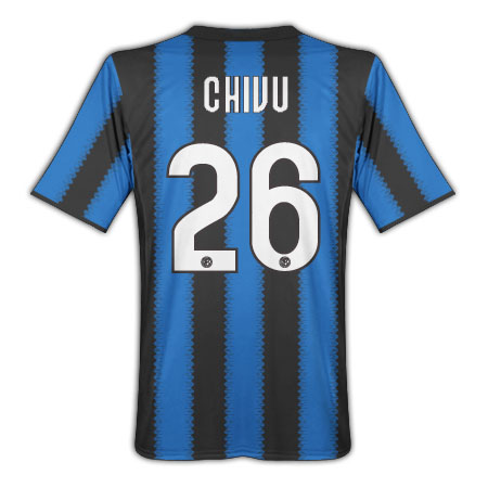 Cristian Chivu Inter Milan Home Football Shirt 2010-11