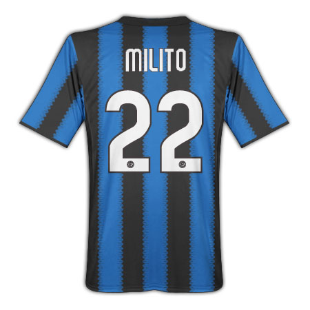 Diego Milto Inter Milan Home Football Shirt 2010-11