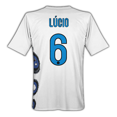 2010-11 Inter Milan Nike Away Shirt (Lucio 6)