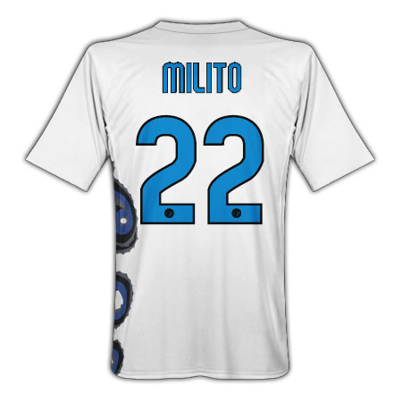 2010-11 Inter Milan Nike Away Shirt (Milito 22)