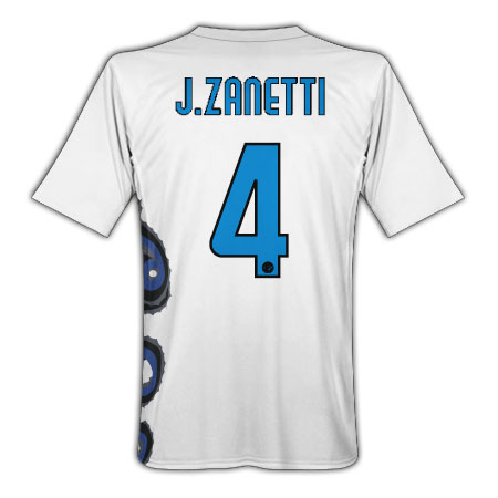 2010-11 Inter Milan Nike Away Shirt (J. Zanetti 4)