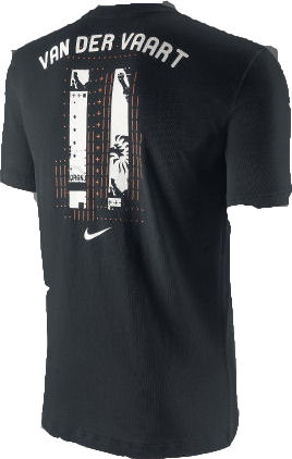 2010-11 Holland Nike Rafael Van der Vaart Tee (Black)