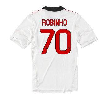 2010-11 AC Milan Away Shirt (Robinho 70)