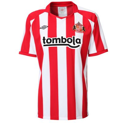 2010-11 Sunderland Home Umbro Football Shirt
