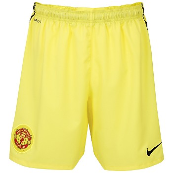 2010-11 Man Utd Home Goalkeeper Shorts
