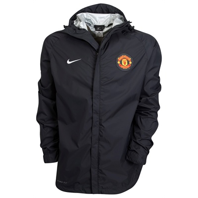 2010-11 Man Utd Nike Rainjacket (Black)
