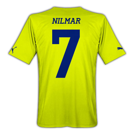 2010-11 Villarreal Puma Home Shirt (Nilmar 7)