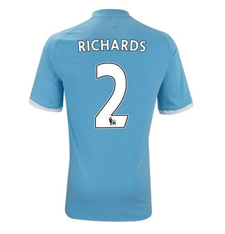 2010-11 Manchester City Umbro Home Shirt (Richards 2)