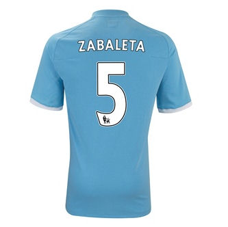 2010-11 Manchester City Umbro Home Shirt (Zabaleta 5)