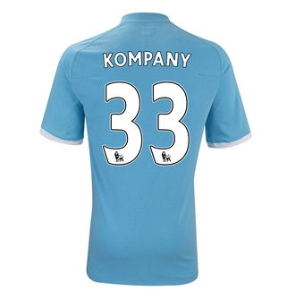 2010-11 Manchester City Umbro Home Shirt (kompany 33)