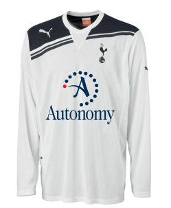 2010-11 Tottenham Home Long Sleeve Puma Football Shirt (Kids)