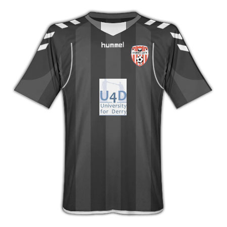 2010-11 Derry City Away Hummel Football Shirt