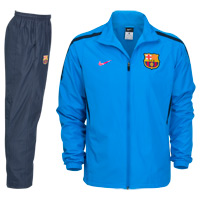 2010-11 Barcelona Nike Woven Tracksuit (Blue)