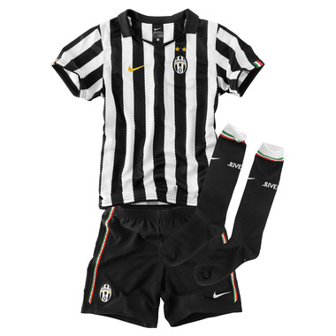 2010-11 Juventus Nike Little Boys Home Mini Kit