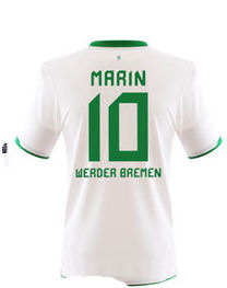 2010-11 Werder Bremen Away Shirt (Marin 10)