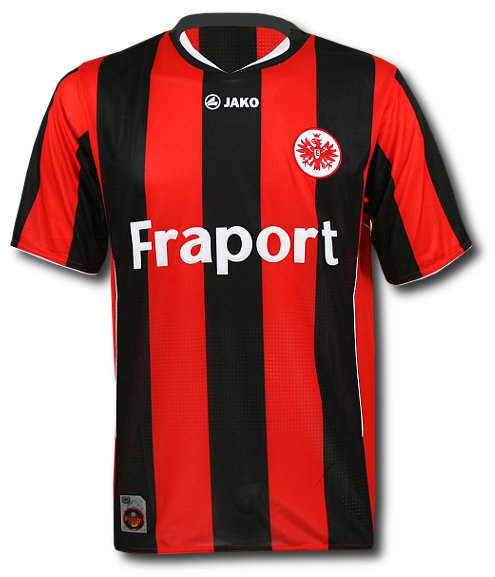 2010-11 Eintracht Frankfurt Jako Home Football Shirt