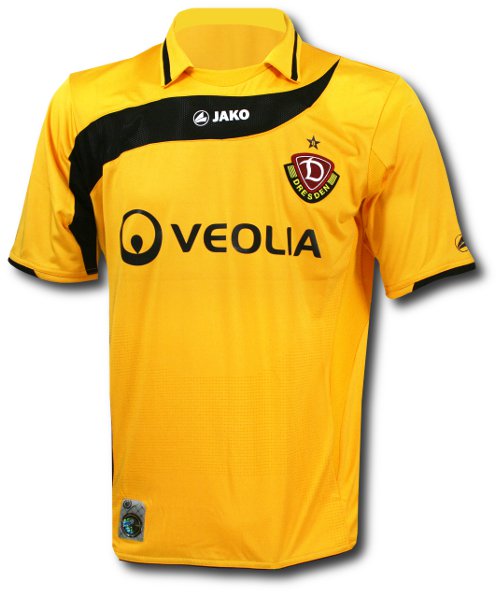 2010-11 Dynamo Dresden Jako Home Football Shirt