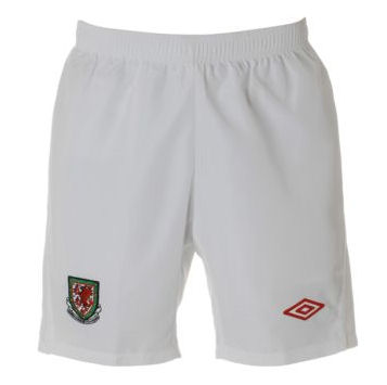 2011-12 Wales Home Umbro Football Shorts