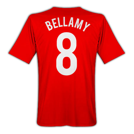 2010-11 Wales Umbro Home Shirt (Bellamy 8)