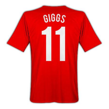 2010-11 Wales Umbro Home Shirt (Giggs 11)