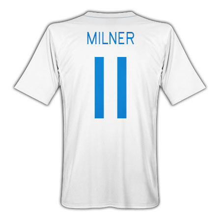 2011-12 England Umbro Euro 2012 Home Shirt (Milner 11) 2011-12 England Umbro Euro 2012 Home Shirt (Milner 11) Small Image