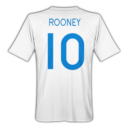 2011-12 England Umbro Euro 2012 Home Shirt (Rooney 10)