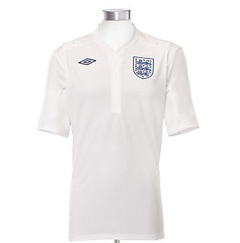 2011-12 England Euro 2012 Umbro Home Football Shirt