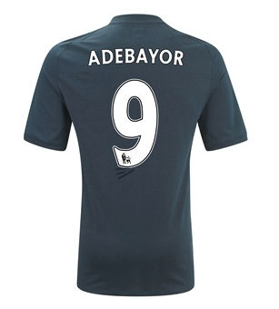 2010-11 Manchester City Umbro Away Shirt (Adebayor 9)