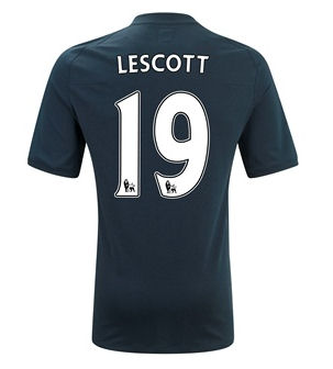 2010-11 Manchester City Umbro Away Shirt (Lescott 19)